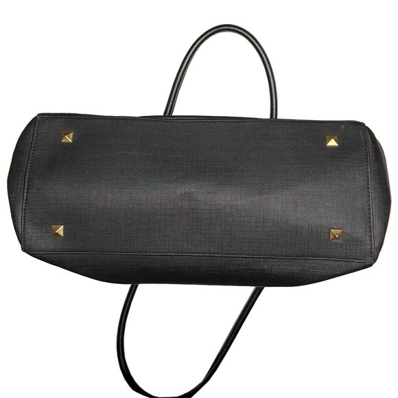 Dagne Dover Legend Signature Tote 15" Laptop Shoulder Bag Canvas Onyx Black - Picture 6 of 16